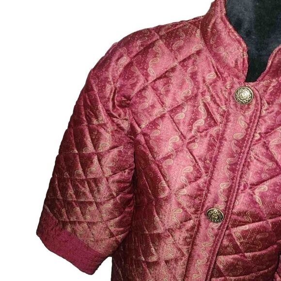 Vintage Rare Gold Label Victoria's Secret Medium Quilted Jacket - Picture 7 of 14